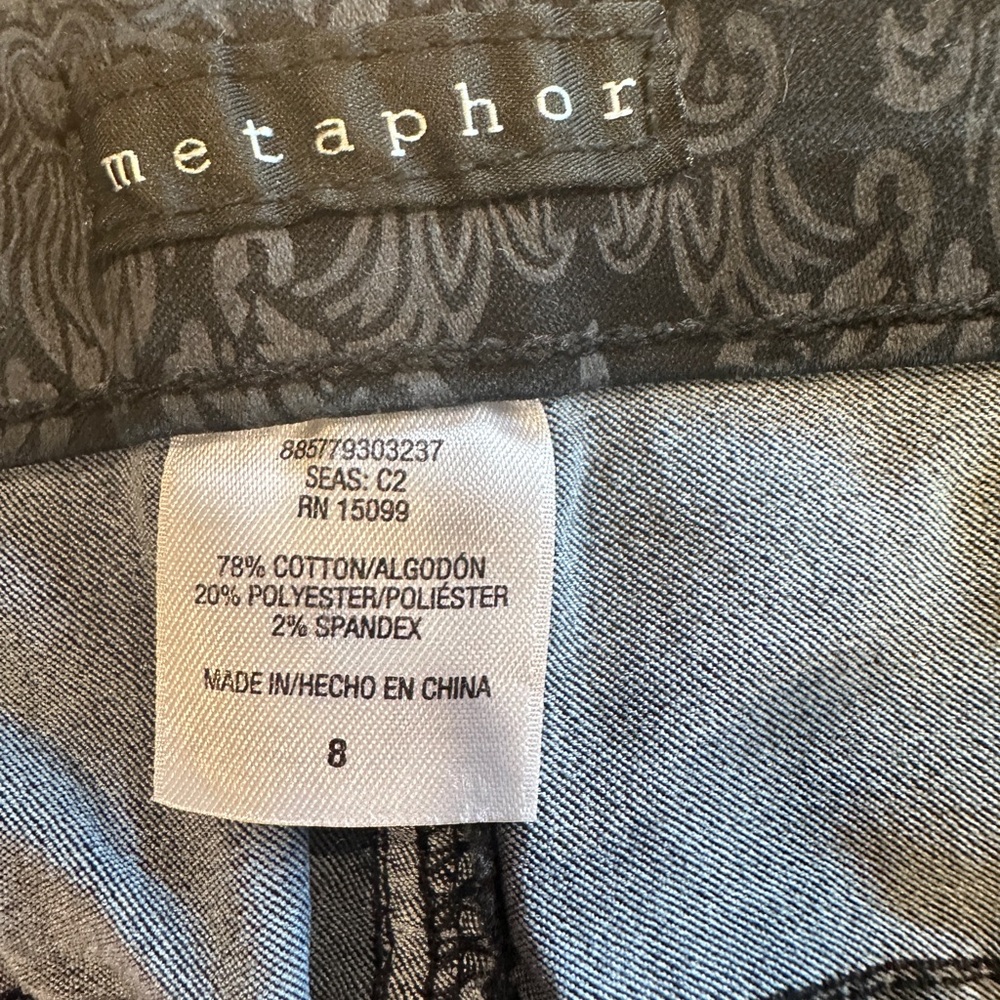 Metaphor Denim Patterned Pants - image 5